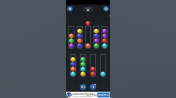 Ball Sort iq Puzzle ❤️ #gameplay level 65 ❤️ #games#puzzle  #ballsort