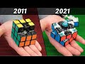 RUBIK’S SPEED CUBE BEFORE AND NOW | 2011 vs 2021