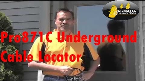 How to use and locate with the Original Pro871C Underground Cable Locator