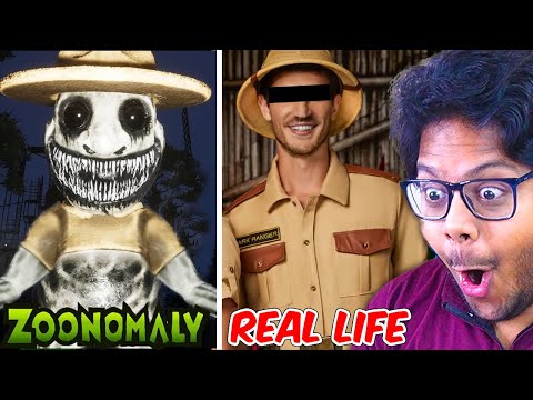 ZOONOMALY GAME Vs. REAL LIFE Characters | Ayush More