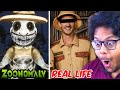 Zoonomaly game vs real life characters  ayush more