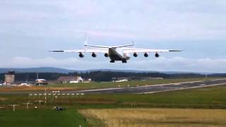 Посадка Ан-225 (Мрия) / An-225 Landing at Frankfurt-Hahn (13.08.2009)