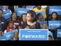 First Lady Michelle Obama, Hampton University, November 2, 2012