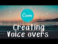 Canva Voice Overs