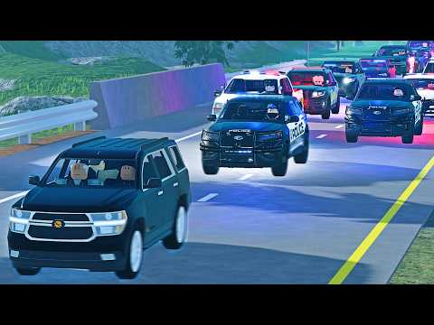 Multi-Agency Manhunt ends in deadly Pursuit (ERLC Roleplay)