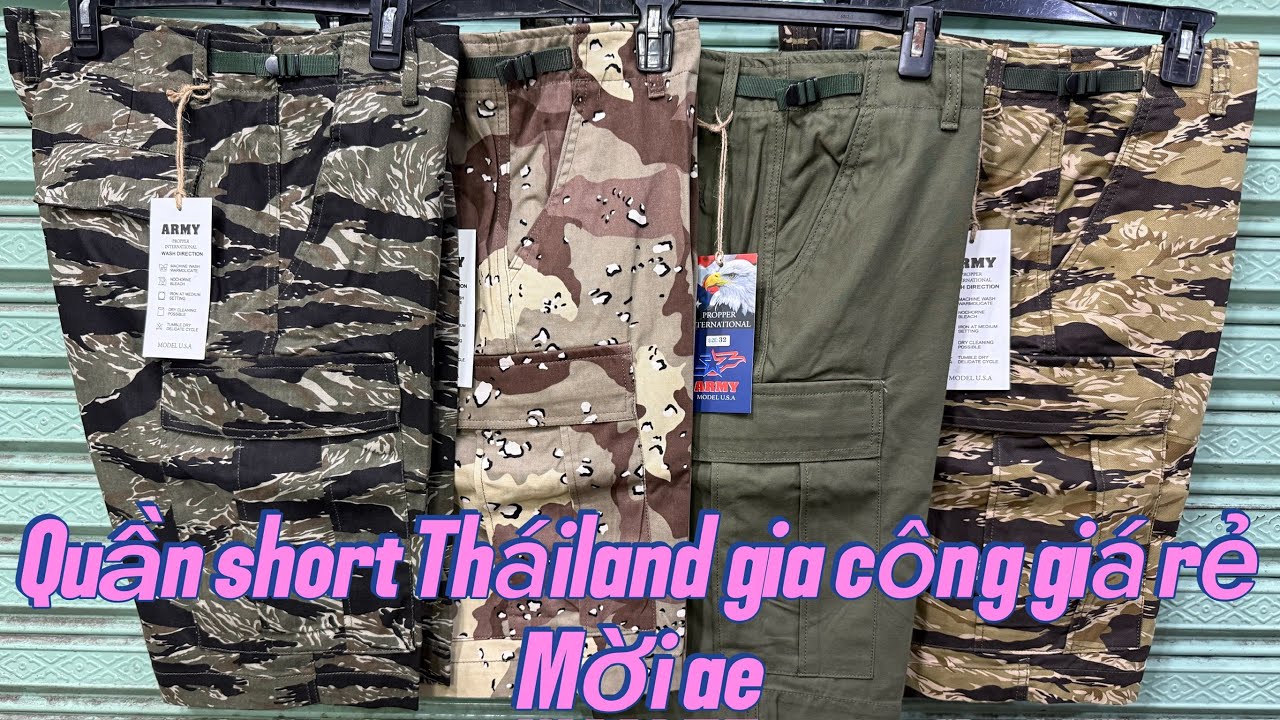 [27-1-26]Quần short Thái gia công giá rẻ đủ size mời ae