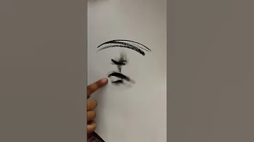 Very Easy And Simple Portrait Drawing With Charcoal Stick Daily Sketches 