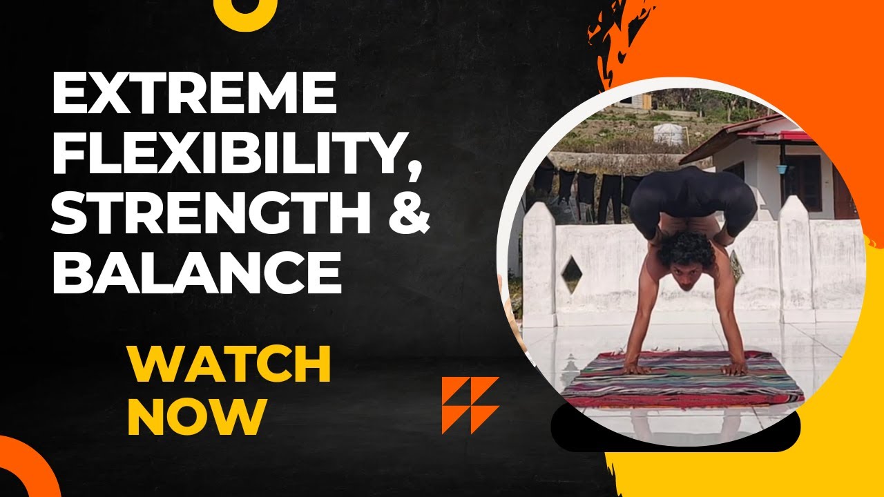 Extreme Flexibility & Balance in Handstand KOKIL ASANA(कोकिलासन