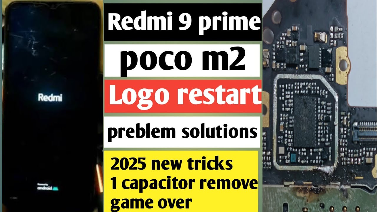 Redmi 9 Prime / Poco M2 Only Logo Restart Problem Fix 🔁 | Easy Trick Without PC 2025