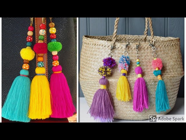 How to Make a Pom Pom Tassel Bag Charm - Reviews by Sarah ™