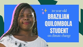 At COP26, 20-year-old Bianca from Brazil shares how climate change affects her life and education