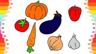 vegetables drawing draw drawings step children diy clipartmag paintingvalley