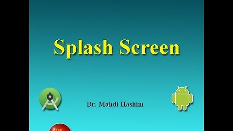 How to Change Activity after Few Seconds Automatically (Splash Screen) in android studio