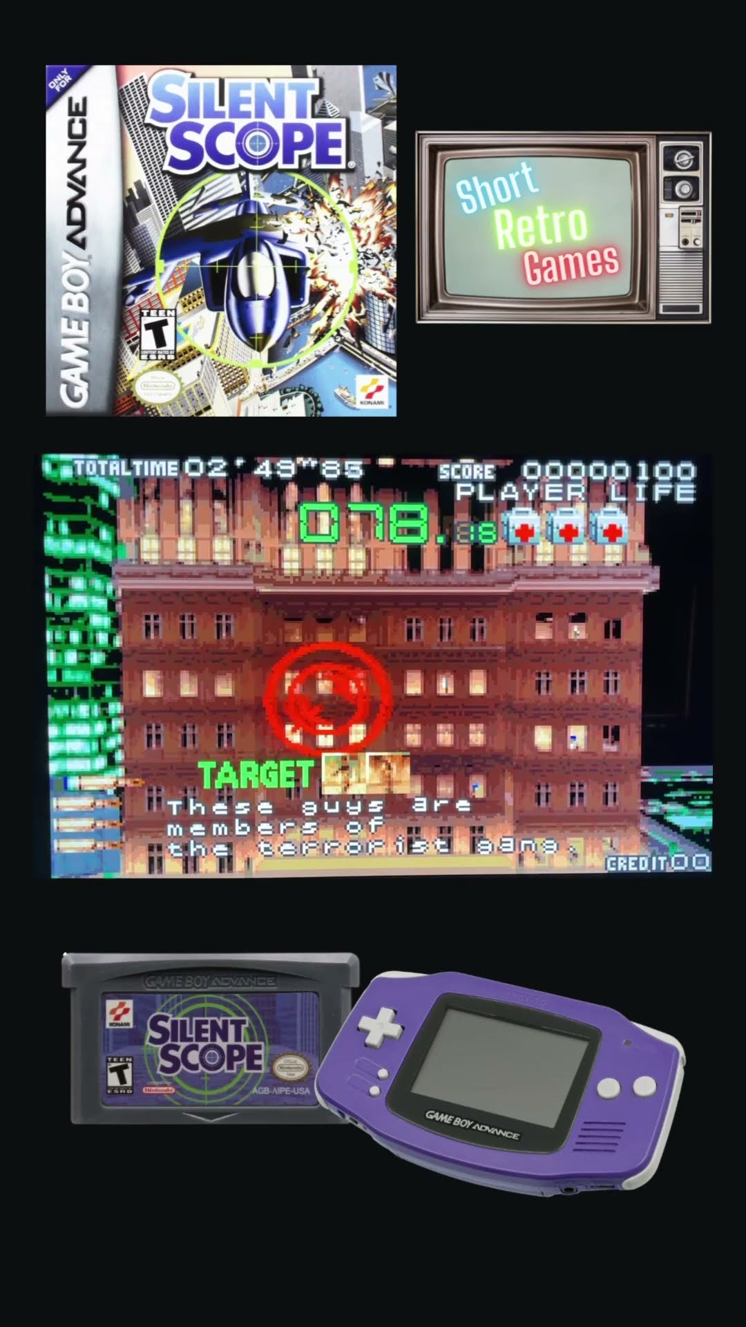 サイレントスコープ SILENT SCOPE ゲームボーイアドバンスgba 159本目