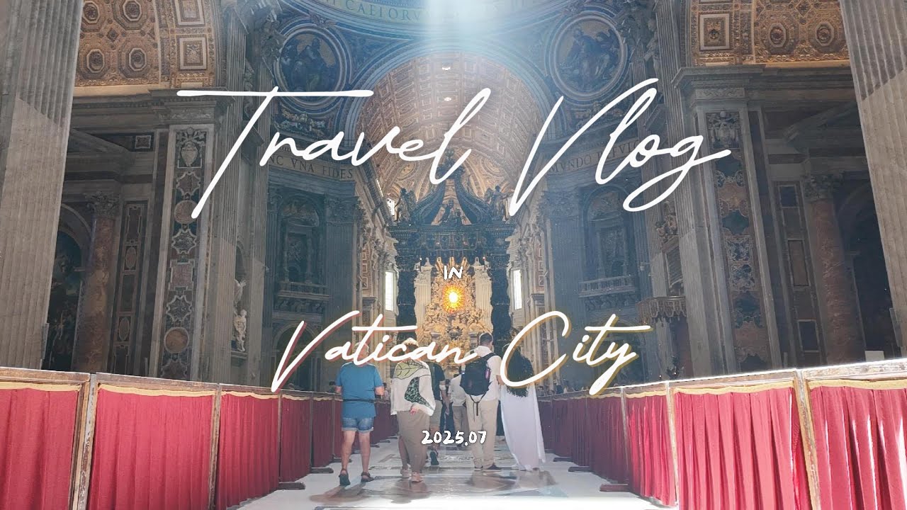 梵蒂岡Vlog｜博物館重點一次看、2025禧年聖門怎麼走、訂票和防扒手注意事項請看資訊欄