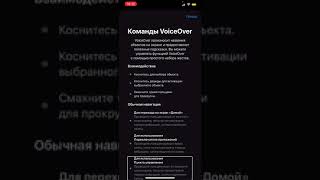 Как пользоваться VoiceOver