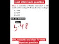 students get confused here l Positive Zero Error MCQ 🔥 | Physics Short #ZeroError #PhysicsMCQ
