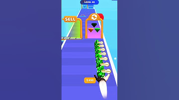 Cha Cha Cha!! Gem Stack -- Run level 20 #shorts #funnygameplay #youtubeshorts