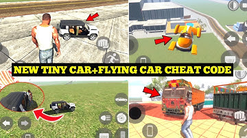 Finally New Tiny Car Cheat Code in Indian Bike Driving 3D 🤯🔥| New Flying Car 😍| Harsh in Game