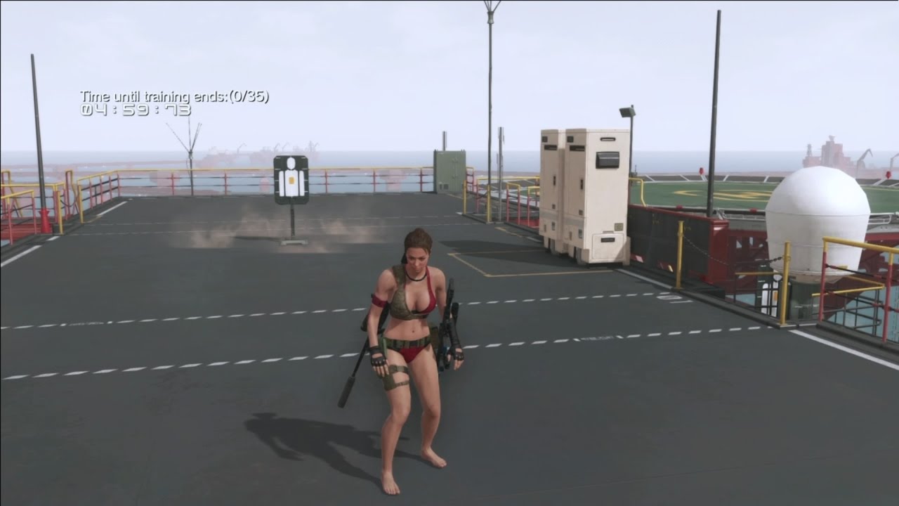 mgsv swimsuit target practice r d platform side ops 152 youtube