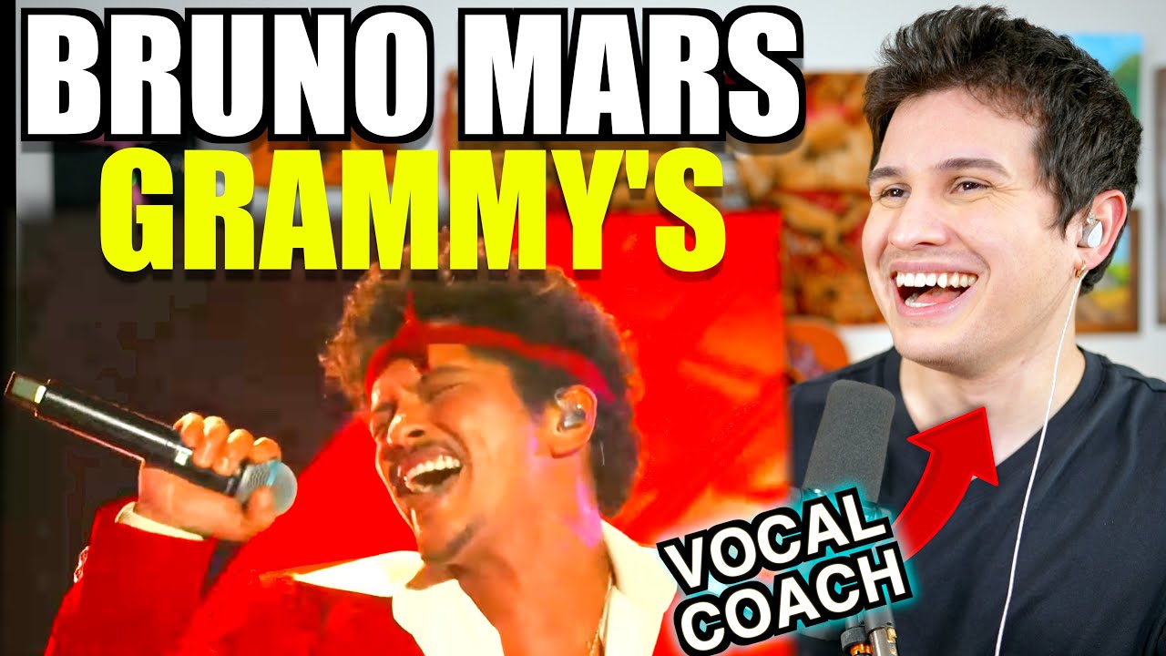 Bruno Mars - "I Just Might" (Live at the Grammys 2026) l Vocal Coach Reacts!