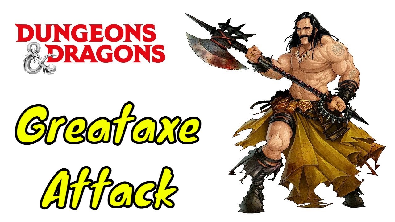How to make a Greataxe Melee Attack D&D 5E (DnD WoW) YouTube