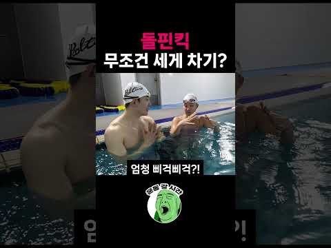 돌핀킥을 잘하고 싶다면? #돌핀킥