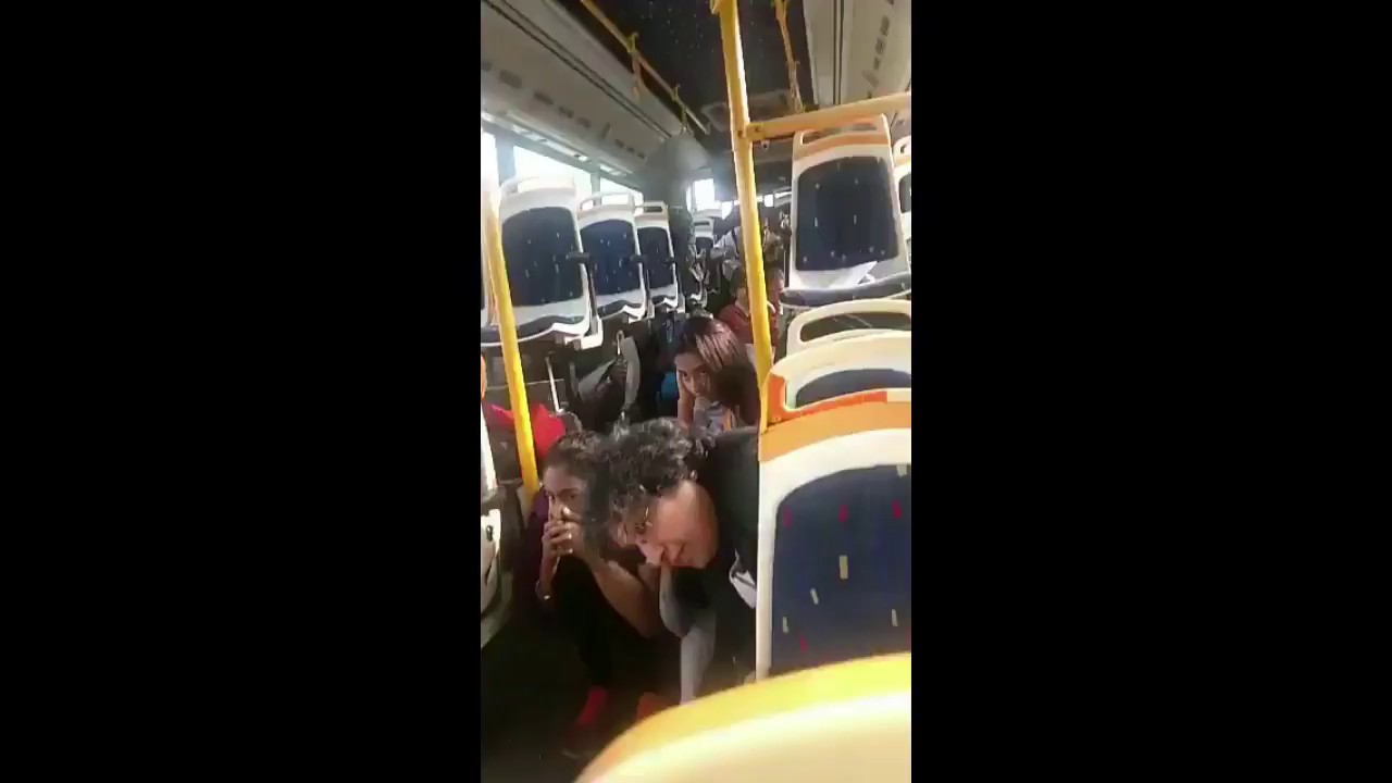 School bus attacked today in Gurugram by anti-Padmavati cowards