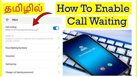 How to Enable Call Waiting Setting in Android Mobile Tamil | VividTech
