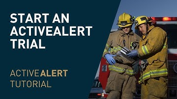 ActiveAlert Tutorial 1 - Starting a Trial