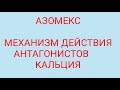 АЗОМЕКС   МЕХАНИЗМ ДЕЙСТВИЯ АНТАГОНИСТОВ  КАЛЬЦИЯ