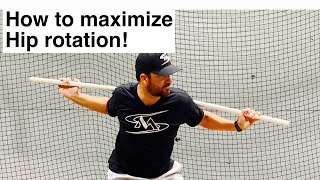 How to maximize hip rotation when hitting! Moy Style!