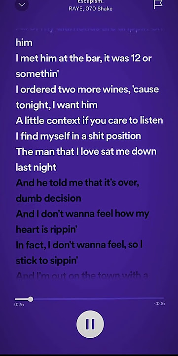 escapism -sped up lyrics #spedup #spedupsongs #escapism