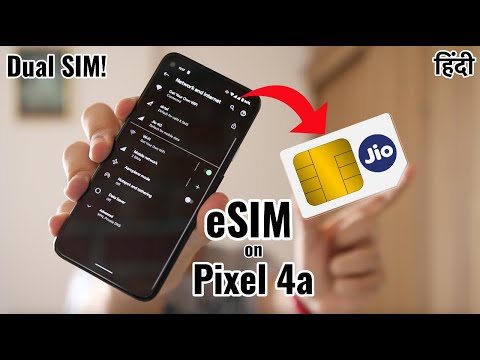 Pixel 4a: How to Activate eSIM and use Dual SIM | Jio, Airtel, VI