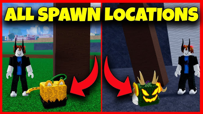 All Mythical Devil Fruit Spawn Locations (Blox Fruits) SEA 1 