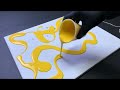 Fluid Painting THE BAT!! String Swipe~Wigglz Art Acrylic Pouring! Great for Beginners!!