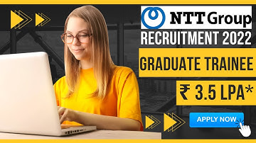 NTT Data Off Campus 2022 | Graduate Trainee | Diploma/Bachelor’s Degree  | Apply Now