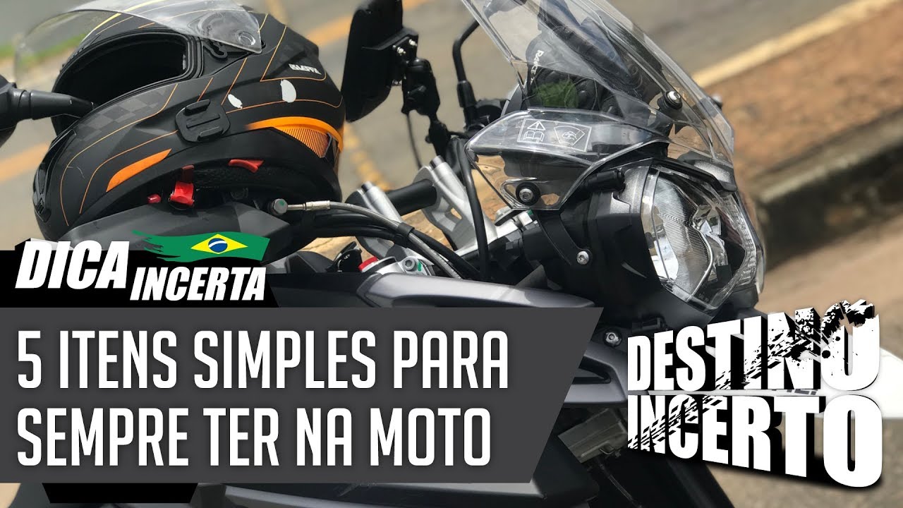 5 itens simples para sempre ter na moto / MOTO DICA #10 – MOTO.com.br