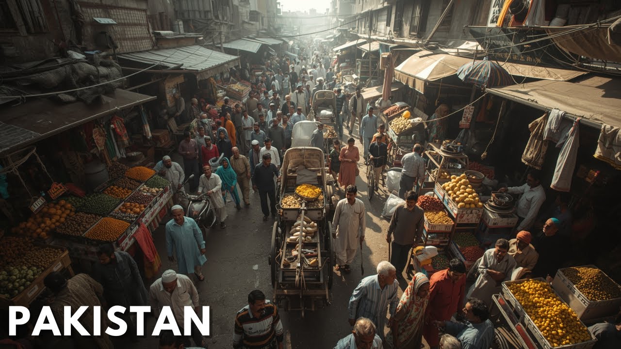 🇵🇰 Pakistan Incredible Bazaar Walking Tour | Real Street Life 4K