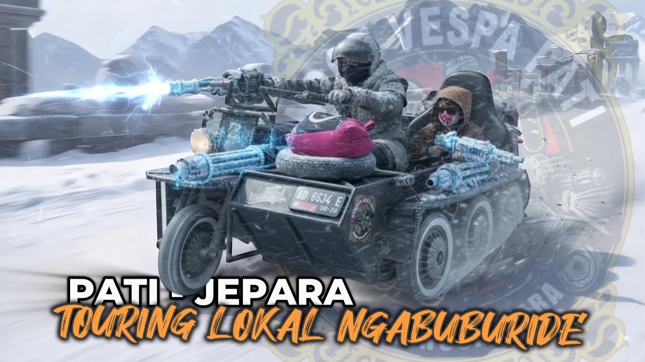 TOURING LOKAL PATI - JEPARA || Ngabuburide Vespa Extreme Mad Max