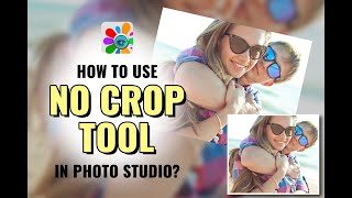 How to use No crop tool | Photo Editor | Photo Studio Tutorial screenshot 2