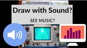 Analog vs. Digital Oscilloscope Music Demo (Drawing and Animating with Sound)