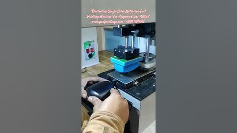 Glass Perfume Bottles Pad Printing Machine #factoryproducts #perfumebottle #glassbottles #padprint