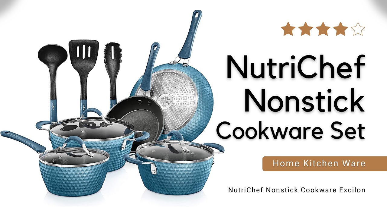NutriChef Nonstick Cookware Set  Best Best Pots and Pans Set in 2023 