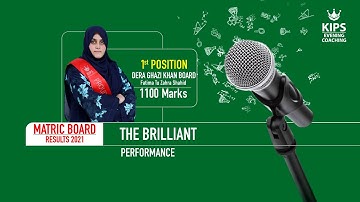 Fatima Tu Zahra | 1st Position in Matric Results 2021 | KIPS Preparations | Revision & Tests Session