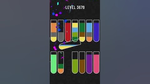 water sort puzzle level 3679
