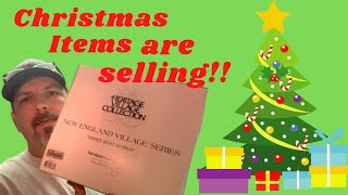 Christmas Sales|What Sold?|Department 56|Reselling
