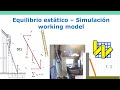 Simulacion en Working Model - Que la escalera NO resbale