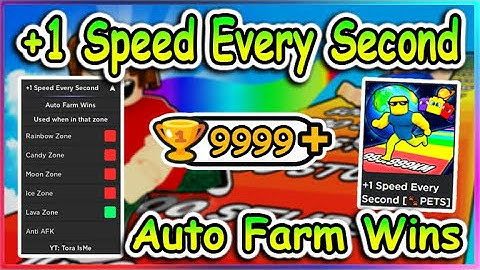 Roblox +1 Speed Every Second Script - Auto Farm Wins | Anti AFK