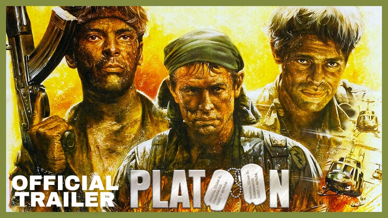 PLATOON (1986) | Official Trailer | 80s War Drama | Tom Berenger, Willem  Dafoe